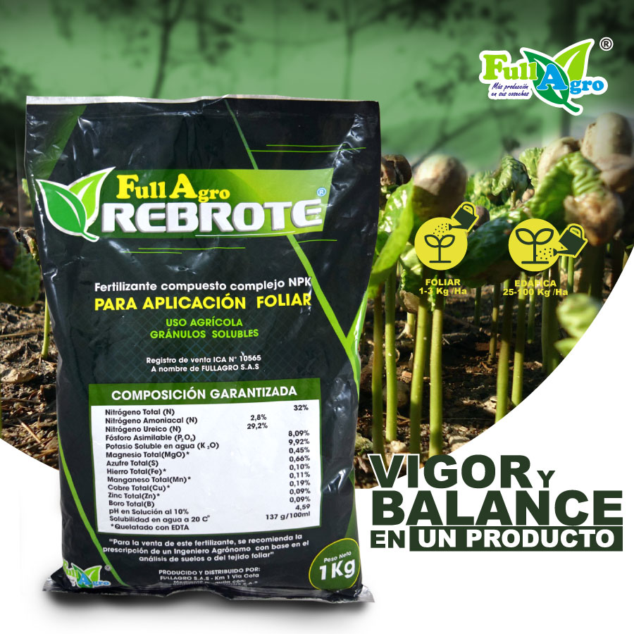 Fullagro Rebrote Fertilizante Compuesto Complejo NPK – FULLAGRO S.A.S